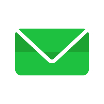 Pngtree email icon green and white line style vector illustration clipart hd png image 6401857